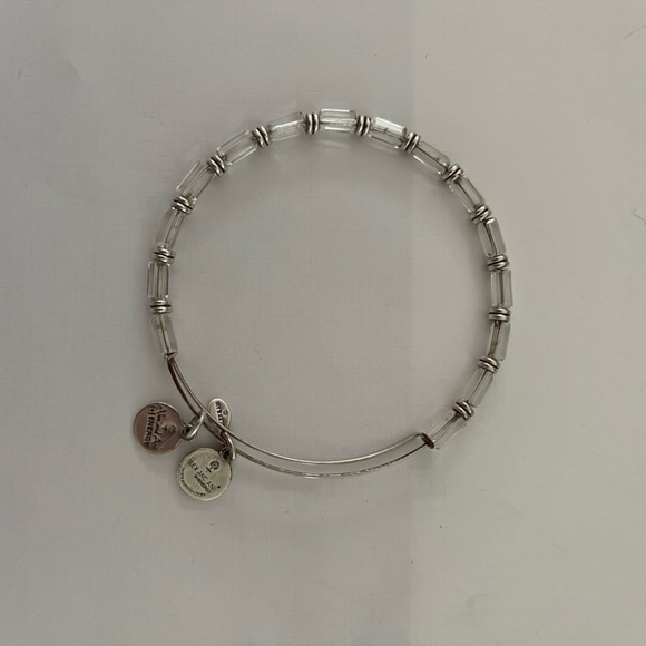 Alex & Ani Clear Crystal Expandable Beaded Bracelet - Picture 3 of 3